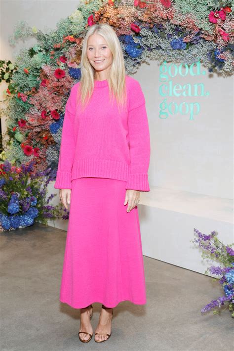 Gwyneth Paltrow Goes Barbiecore in Pink for Good.clean.goop .